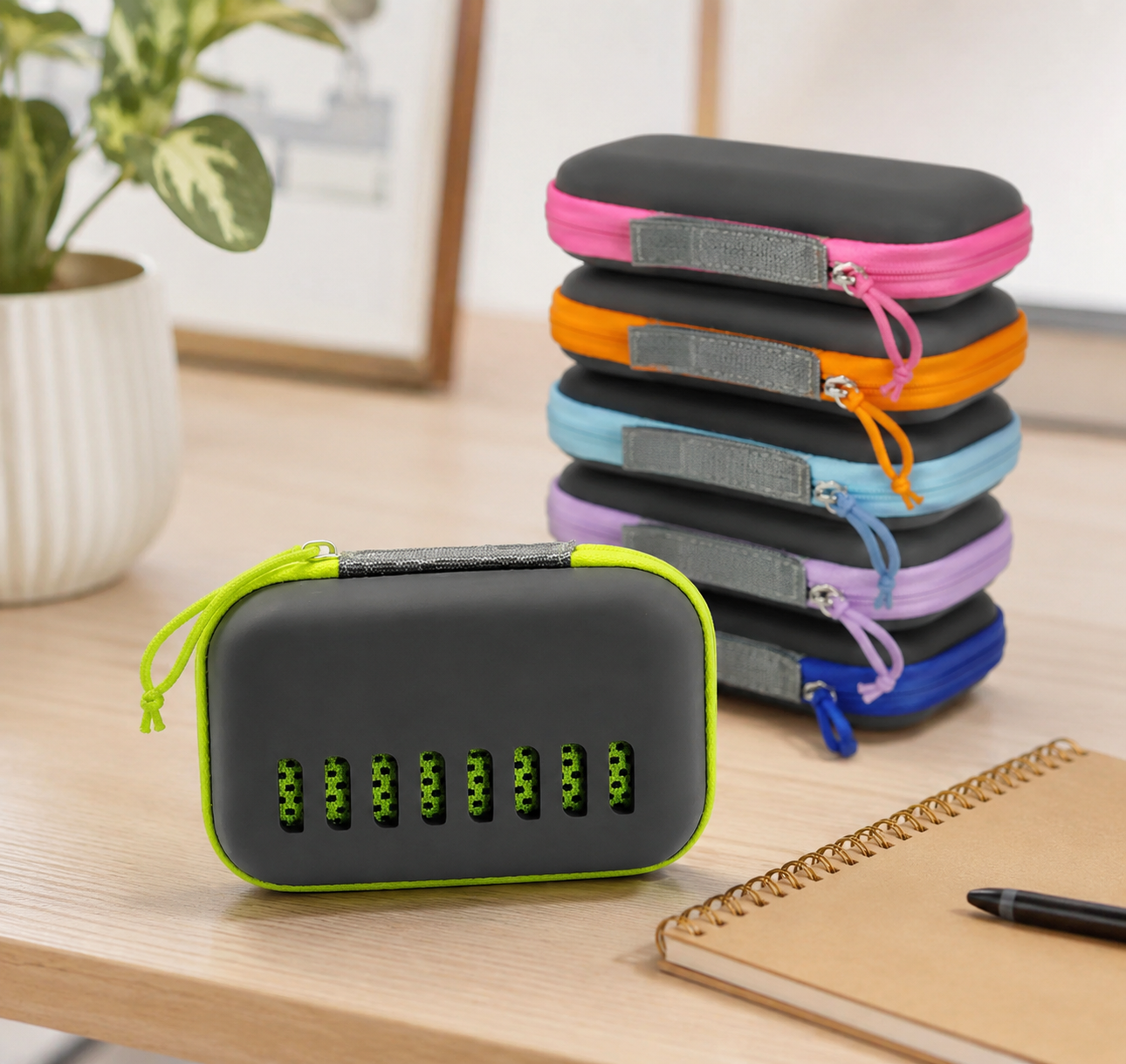 Toalla Refrescante Deportiva con Estuche EVA | Secado Rápido para Gimnasio, Running, Yoga y Camping